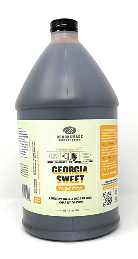 Georgia Sweet BBQ Sauce & Marinade, Gluten Free, No High Fructose Corn Syrup 128 oz