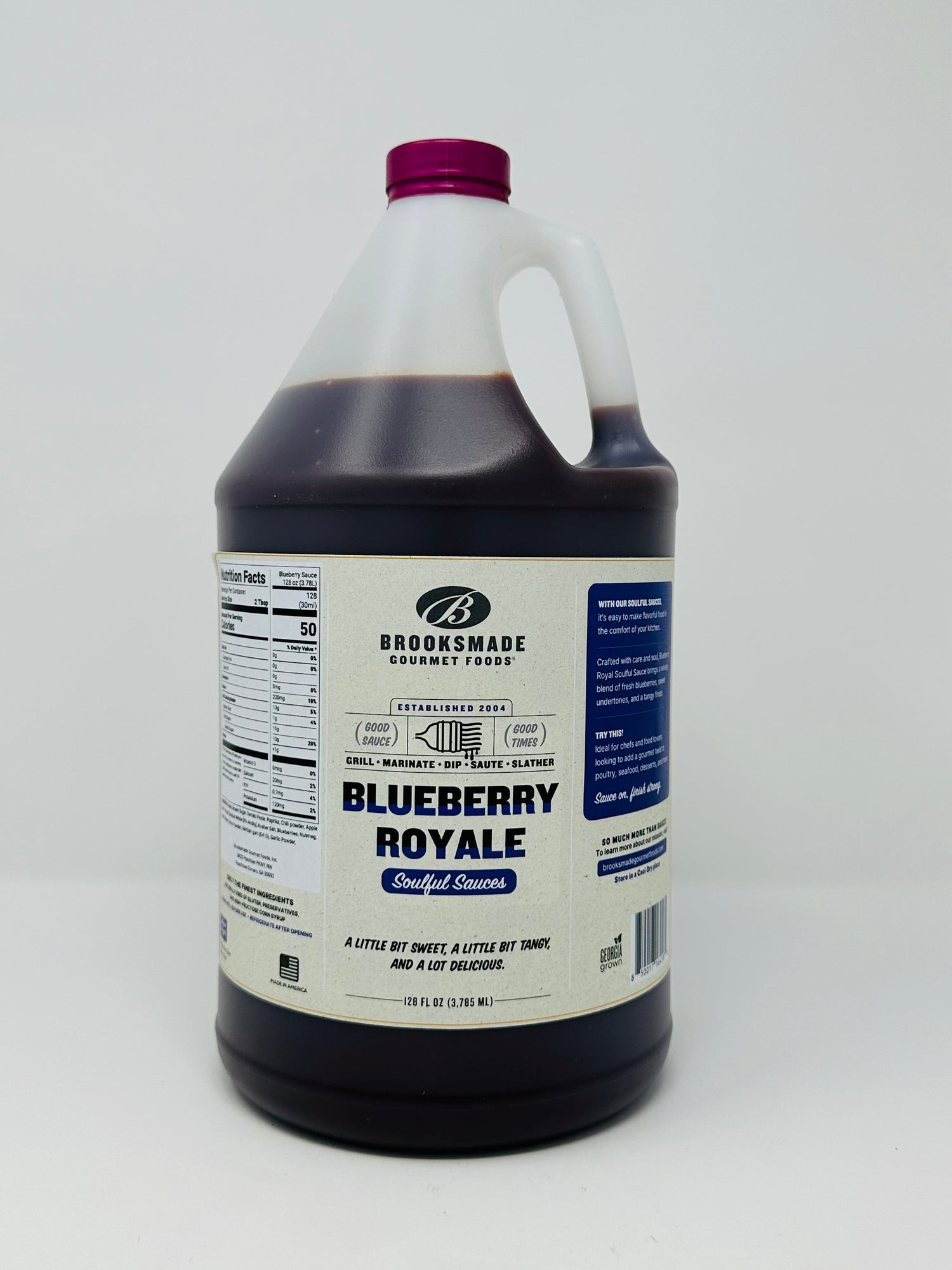 Brooksmade Blueberry Royal Soulful Sauce 128 oz