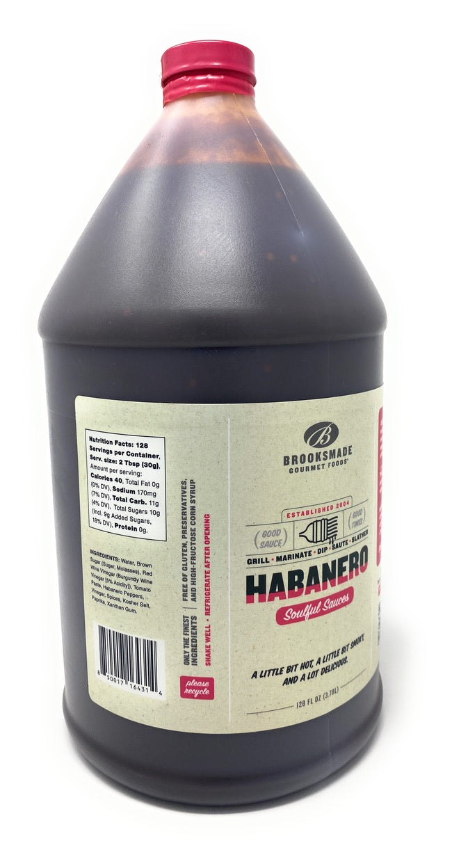 Habanero Soulful Sauces 128 oz