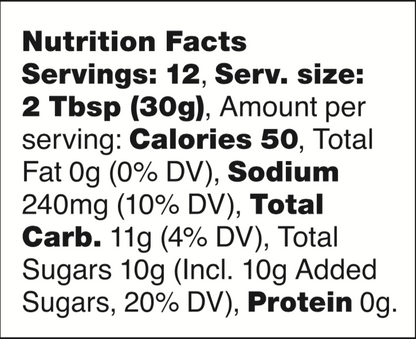 Carolina Soulful Sauces 12 oz Case