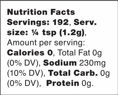 Dry Rub Soulful Seasonings  8 oz Unit