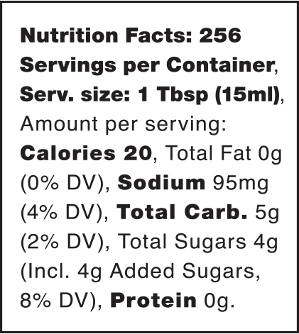 Perfect Red Ketchup Soulful Sauces 128 oz